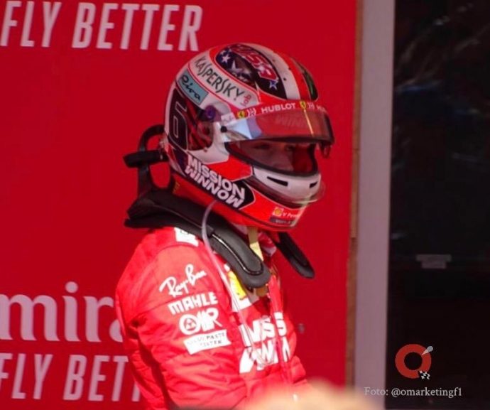 Leclerc penalizará en el Gran Premio de Brasil