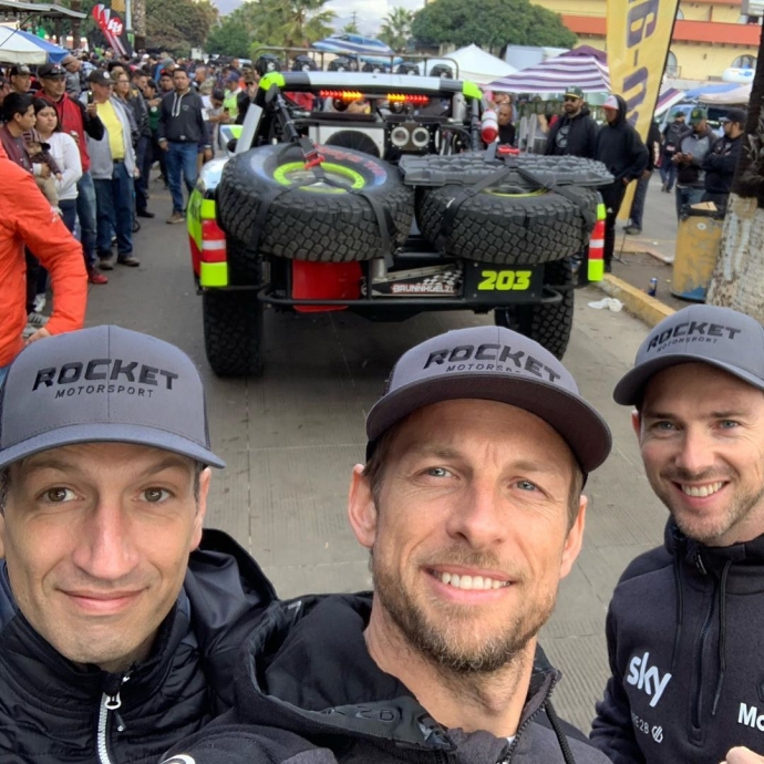 La peculiar aventura mexicana de Jenson Button en la Baja 1000