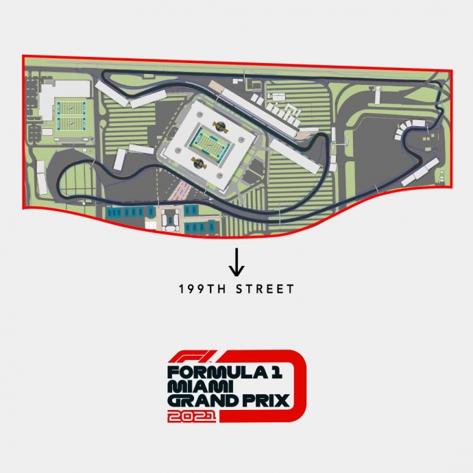Los organizadores del GP de Miami presentan una configuración diferente de su circuito