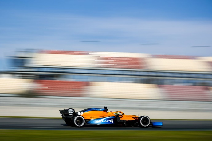 Test F1 2020: Día 1 – McLaren, 161 vueltas sin problemas