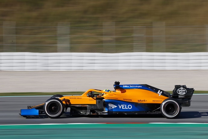 Test F1 2020: Día 2 – McLaren, a paso firme