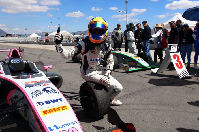 Joss Garfias, ganador absoluto en el GP de Mérida de la Fórmula 4 NACAM México