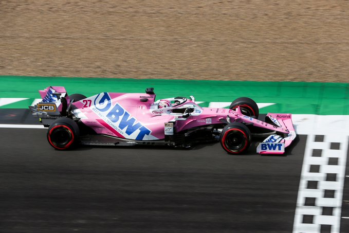 Sábado en Gran Bretaña - Racing Point: Nico consigue la tercera posición
