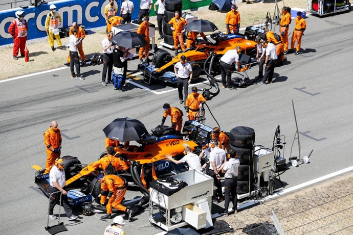Domingo en España - McLaren: Sainz brilla; Norris cierra el Top 10