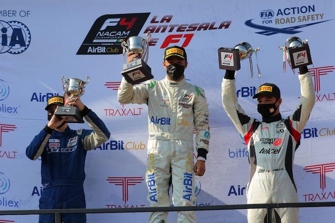 El campeonato de la FIA F4 NACAM sigue sus acciones en el GP de Querétaro - México