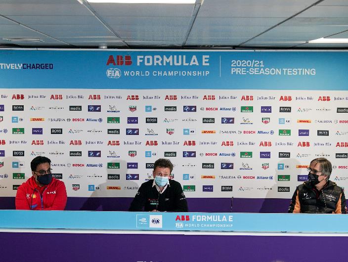 #PreSeasonTesting de Fórmula E: Pilotos y jefes de equipo en la conferencia del domingo