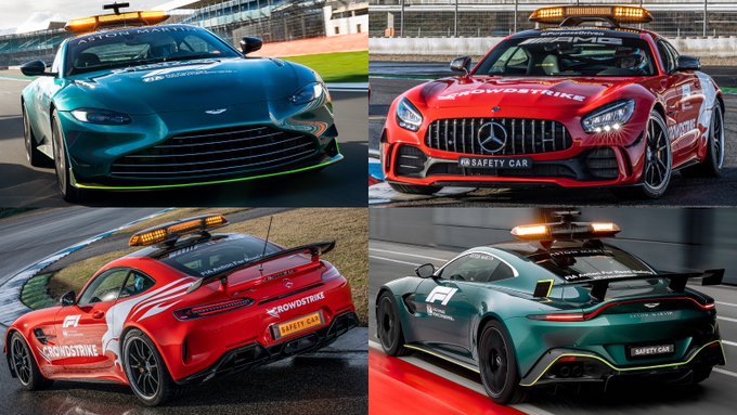 Aston Martin y Mercedes-AMG serán los autos de seguridad oficiales de la Fórmula 1®
