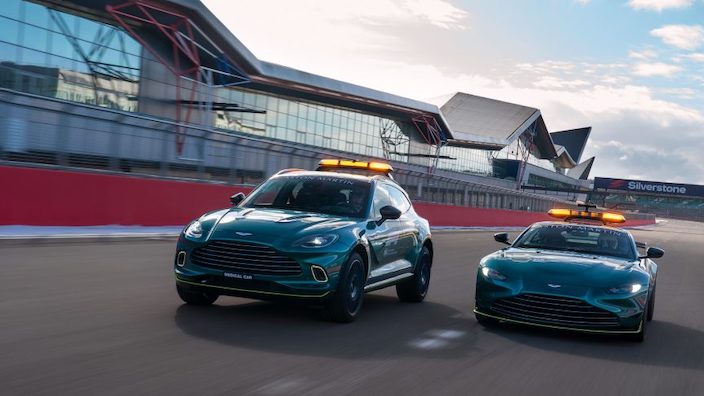 Aston Martin y Mercedes-AMG serán los autos de seguridad oficiales de la Fórmula 1®