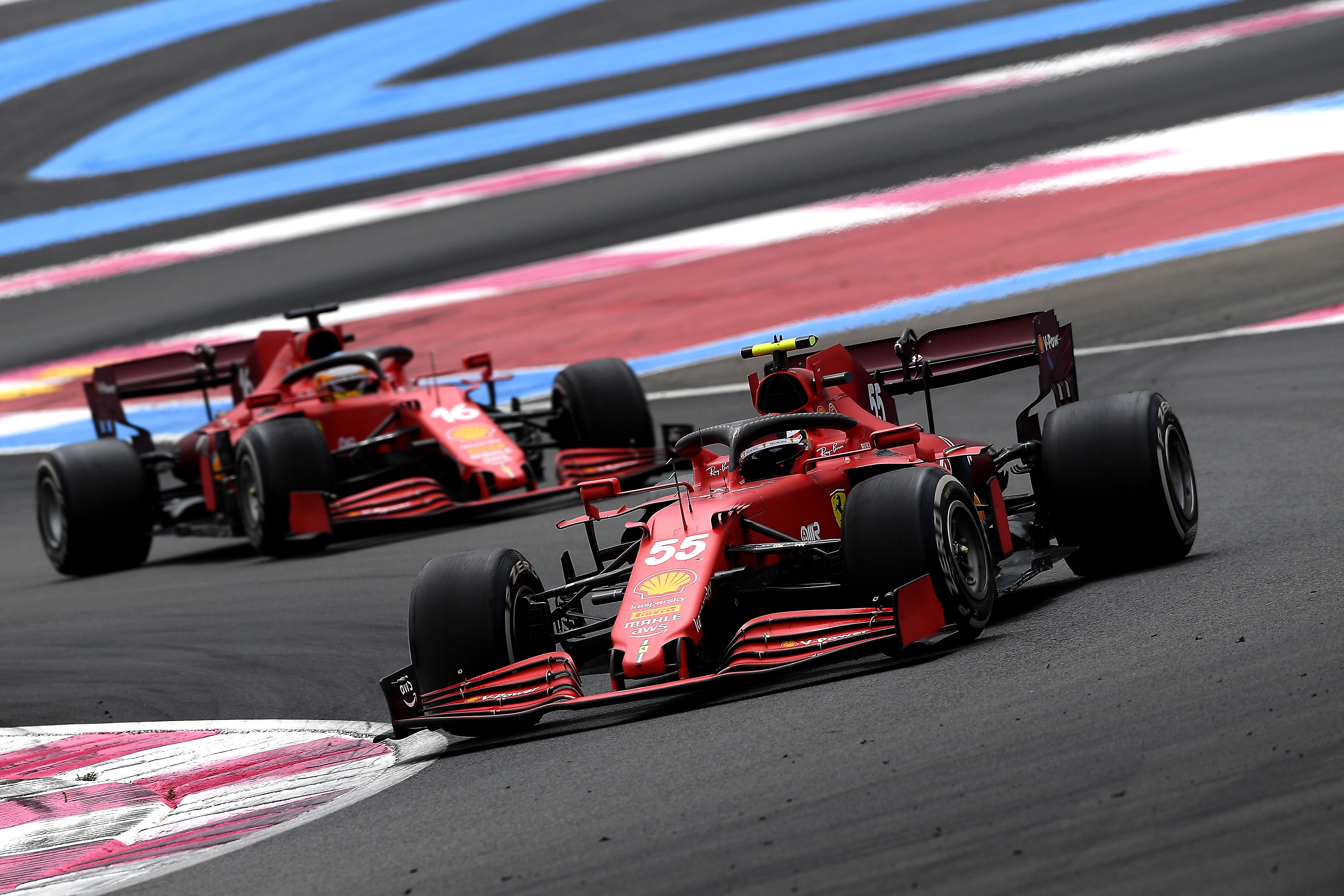 Domingo en Francia - Ferrari sufre con el ritmo y los neumáticos