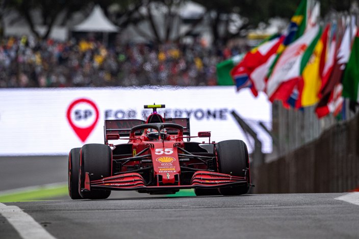 Sábado en Brasil - Ferrari se cuela en segunda fila con Sainz 3°; Leclerc partirá 6°