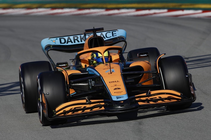 Test F1 2022: Día 1 – McLaren lidera el primer día de test con Norris
