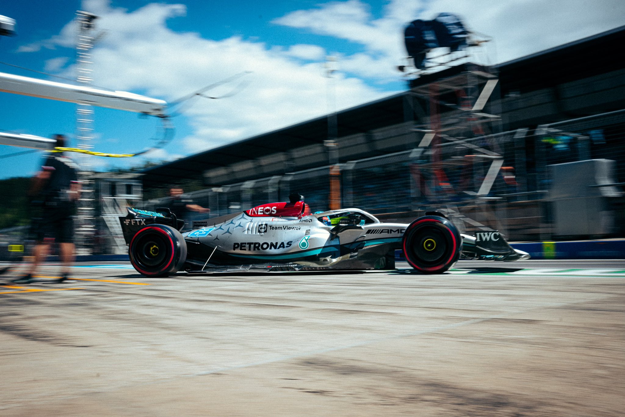 Viernes en Austria – Mercedes: los accidentes de Russell y Hamilton en Q3 frustran sus posibilidades