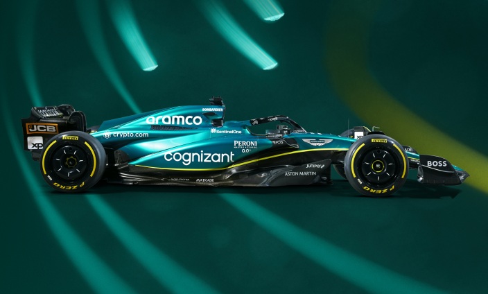 Aston Martin presenta el coche que llevará Fernando Alonso esta temporada: el AMR23